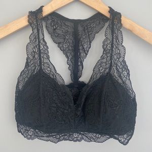 Black Lace Racerback Bralette